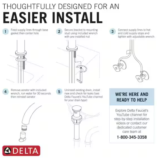 Delta Porter Single Handle Bathroom Faucet in Oil Rubbed Bronze, 15984LF-OB-ECO, MRSP: $246.9, FINAL PRICE: $49.99 + TAX