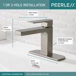 Single-Handle Lavatory Faucet, P1519LF-BNTP, MSRP: $271.30, FINAL PRICE: $59.99 + TAX
