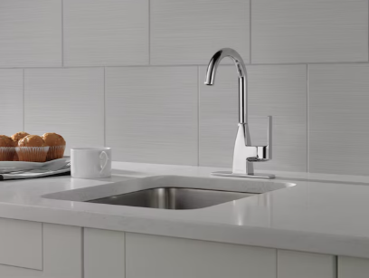 Peerless Xander Single Handle Bar Faucet in Chrome, P1819LF, MSRP: $211.77, FINAL PRICE: $99.99 + TAX