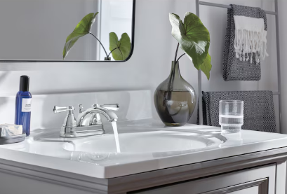Peerless Elmhurst Two-Handle Centerset Bath Faucet in Chrome, P2465LF, MSRP: $157.36, FINAL PRICE: $39.99 + TAX