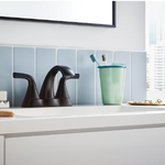 Peerless Parkwood Two Handle Centerset Lavatory Faucet in Matte Black, P2535LF-BL, MSRP: $126, FINAL PRICE: $59.99 + TAX