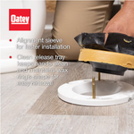 Oatey Johni-Ring 3-in Brown Wax Toilet wax ring with bolts