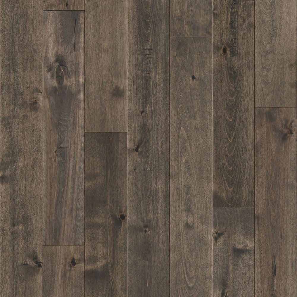 Smokey Gray - Creekside 5" x 3/4" x RL - Solid Hardwood - Solid Birch ** ON ORDER ** , 23.63 sf, FINAL PRICE: $3.99/sf