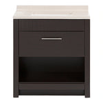 Glacier Bay - Spring Mill Brooksley 30-in Ebony Oak Bathroom Vanity, AY30P2X-OE 148262, MSRP: $846.49, Final: $299.99, CLEARANCE: $199.99 + TAX