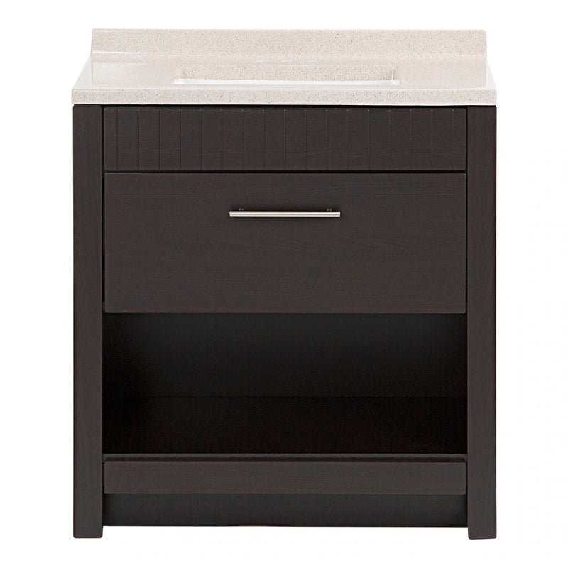 Glacier Bay - Spring Mill Brooksley 30-in Ebony Oak Bathroom Vanity, AY30P2X-OE 148262, MSRP: $846.49, Final: $299.99, CLEARANCE: $199.99 + TAX