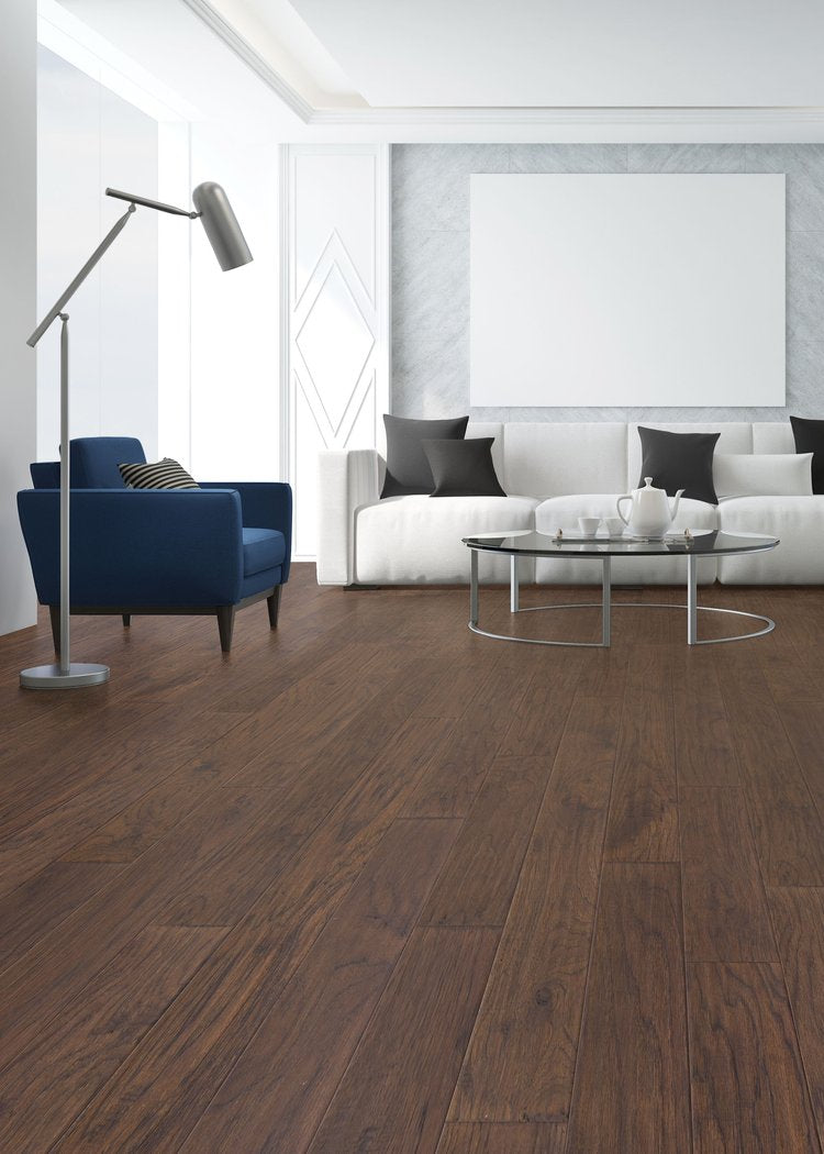 Jaka Bean - Stanbridge 5" x RL Handscraped Hickory Engineered Hardwood ** ON ORDER **, 32.81 sf, FINAL PRICE: $3.29/sf, $107.94/box + Tax