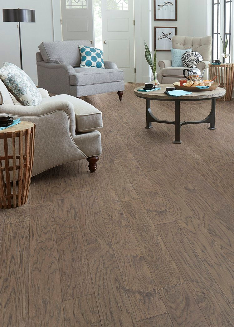 Sepia - Stanbridge 5" x RL Handscraped Hickory Engineered Hardwood ** ON ORDER **, 32.81 sf, FINAL PRICE: $3.29/sf, $107.94/box + Tax