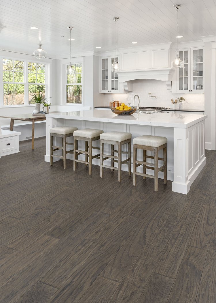 Smoked Hickory - Stanbridge 5" x RL Handscraped Hickory Engineered Hardwood ** ON ORDER **, 32.81 sf, FINAL PRICE: $3.29/sf, $107.94/box + Tax
