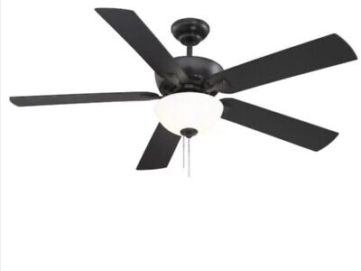 TW2007ORB Trade Winds Berkeley Lake 52 Ceiling Fan with LED Light Kit in Oil Rubbed Bronze MSRP:$197.92 SPECIAL (Loc: Rug4 )