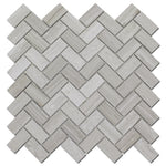 **PER PC** Wooden Herringbone 12x12 Polished Mosaic, SF210021, 5sf, 5pcs, 27 lbs, FINAL PRICE: $4.99/pc, $24.95/bx + Tax