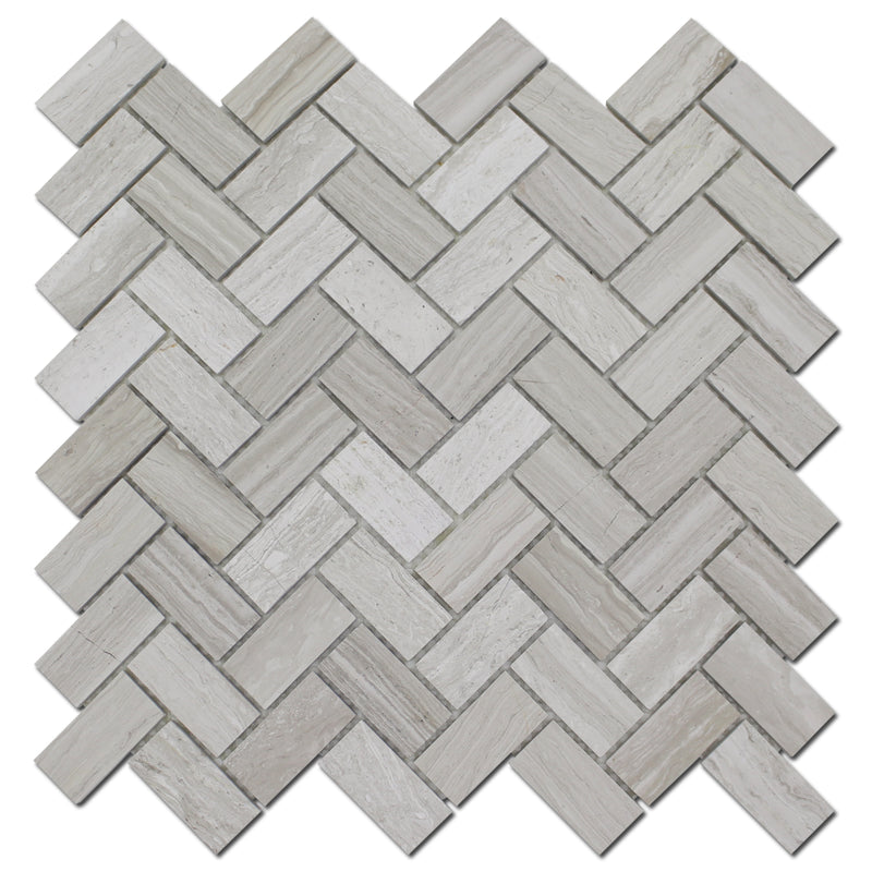**PER PC** Wooden Herringbone 12x12 Polished Mosaic, SF210021, 5sf, 5pcs, 27 lbs, FINAL PRICE: $4.99/pc, $24.95/bx + Tax