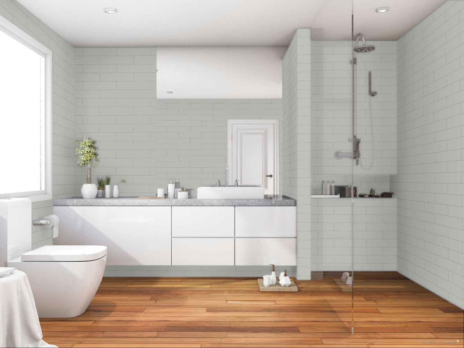**PER BOX** Architek Light Grey Glossy 4x12 Subway Tile, 1ARK1LGRGL412, 9.69sf, 25pcs, 31 lbs, FINAL PRICE: $0.99/sf, $10.64/bx + Tax