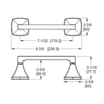 Pfister Bellance Toilet Paper Holder Polished Chrome, BPH-BLL0C Retail:$34.73, Loc: B3, FINAL PRICE $9.99 + Tax