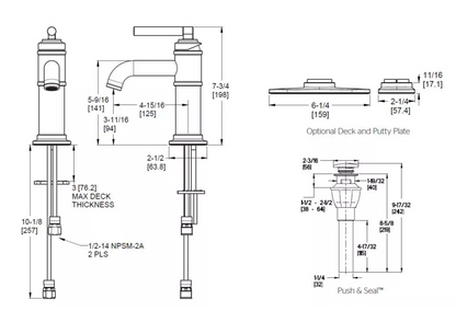 Pfister Kierland Bath Faucet Spot Defense Brushed Nickel, LF-042-KIEGS Retail:$172.33 Loc: B3 FINAL PRICE