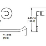 Pfister Woodbury Bath Toilet Paper Holder Accessory Tuscan Bronze, BRB-WDYY Retail: $42.00, Loc: B6, FINAL PRICE