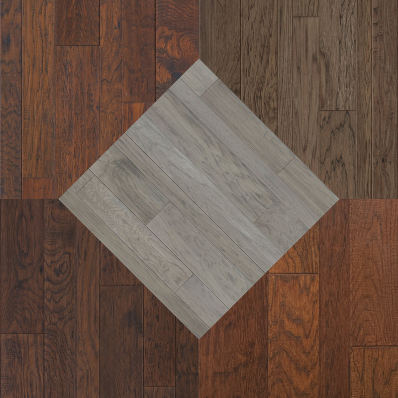 Colorado 3/8-in Handscraped Hickory Engineered Hardwood ** ON ORDER **, 29.53sf, FINAL PRICE: $3.29/sf