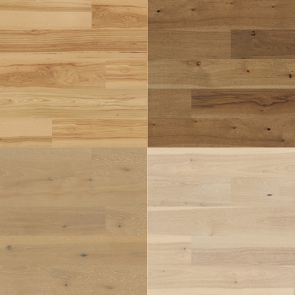 Atlantic Collection 7 1/2" Wire Brushed Engineered Hardwood Hickory, ** ON Order ** 38.9sf, 71lbs, 14.29mm, FINAL PRICE: $3.99/sf