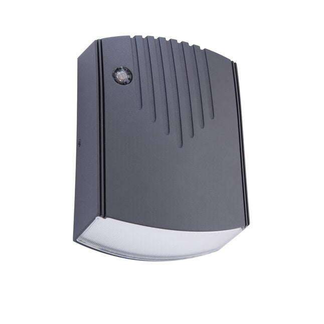 Utilitech Pro 1600-Lumen 150-Watt EQ Gray LED Dusk-to-Dawn Floodlight, 845473019049 803976