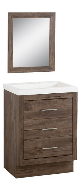 Glacier Bay Collinswood Vanity 24 in w/ Mirror, CW24P3-VO 1004136698 Final Price:$ 299.99 + tax CLEARANCE: $199.99 +tax