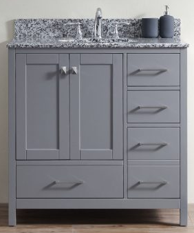 Virtu Vanity 36" Cashmere Grey GS-28036-WMSQ-CG