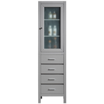 Virtu USA Wellmont 20-in Linen Side Cabinet in Cashmere Grey, MDC-5120-SIDECAB-CG Final: $599.99, CLEARANCE PRICE: $399.99 + TAX