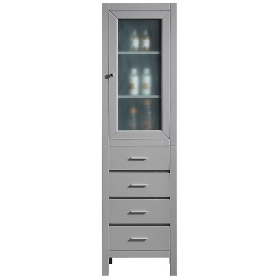 Virtu USA Wellmont 20-in Linen Side Cabinet in Cashmere Grey, MDC-5120-SIDECAB-CG Final: $599.99, CLEARANCE PRICE: $399.99 + TAX