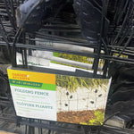 Garden Treasures 18-in H x 96-in L Arched and Leaf Border Fence 398743 Msrp:$9.48 - Special [FB016]