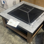 Summit Lane 34-in W Wood Grain, Grey Steel Wood-Burning Fire Pit, 5020132, SRFP22107, *HD2403 MSRP: $189.00 [FB017] - Final: $129.99