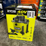 RYOBI 40V 10 Gal. Cordless Wet/Dry Vacuum (TOOL ONLY), RY40WD01B, *HD24, MSRP: $199 [FB022] - FINAL: $119.99 + Tax