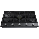 Samsung Premium Plus 36-in 5 burners Black Stainless Steel Gas Cooktop, NA36K7750TG *JR2505, Retail: $2,049.00, FINAL PRICE: $999.99 + TAX