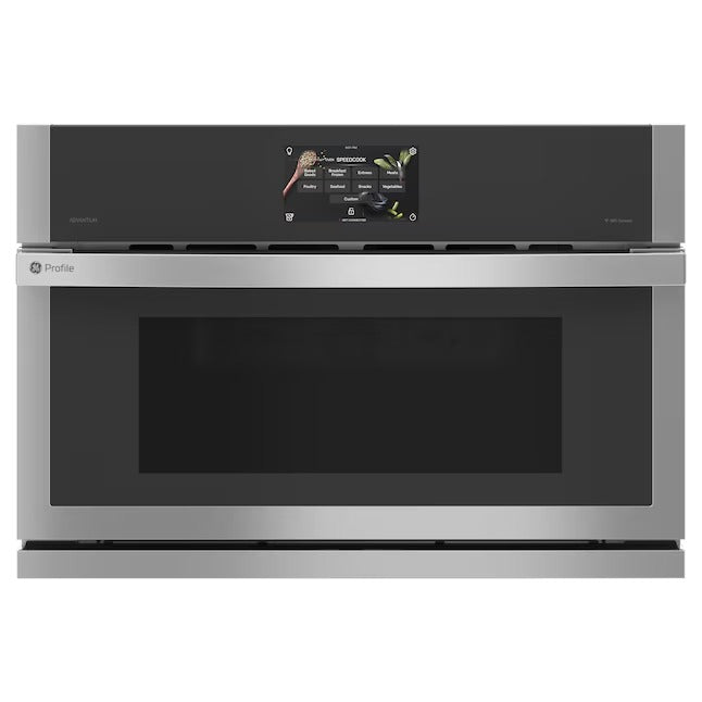 GE Profile 1.7-cu ft 975 -Watt 29.75-in Smart Compatible Built-In Microwave with Sensor Cooking Controls in Stainless Steel, PWB7030SVSS *JR2508, Retail: $2,399.00, FINAL PRICE: $1,199.99 + TAX
