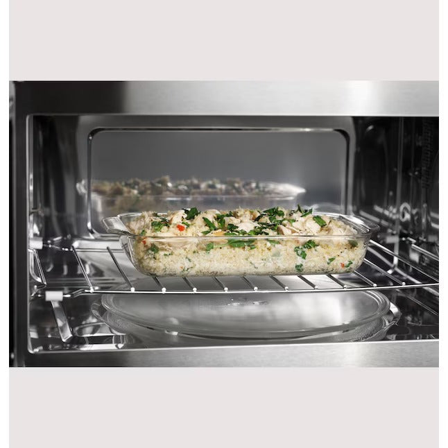 GE Profile 1.7-cu ft 975 -Watt 29.75-in Smart Compatible Built-In Microwave with Sensor Cooking Controls in Stainless Steel, PWB7030SVSS *JR2508, Retail: $2,399.00, FINAL PRICE: $1,199.99 + TAX