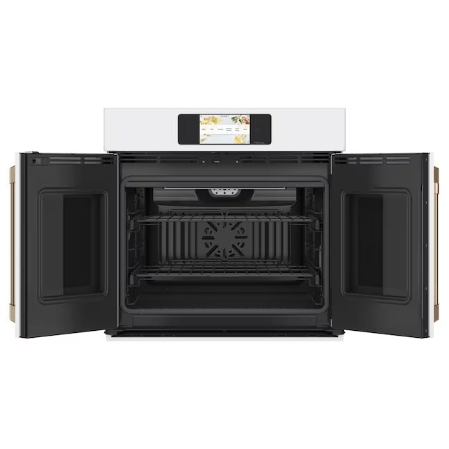 Cafe Professional 30-in Smart Compatible Single Electric Wall Oven with Air Fry True Convection and Self + Steam Cleaning (Matte White), CTS90FP4NW2 *JR2508, Retail: $5599, FINAL PRICE: $3499.99 + TAX