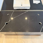 Marsala 49-in Gray Double Sink Floating Bathroom Vanity with CUSTOM Top and Vessel Sink, MS-420-CUSTOM-GR