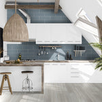 Harbor Gray Polished 4x12 Subway Tile, SMOT-GL-T-HAGR412, 8mm, 15pcs, 22.09 lbs, 4.95sf, Retail: 51.96, FINAL PRICE: $2.97/sf, $14.85/bx + Tax