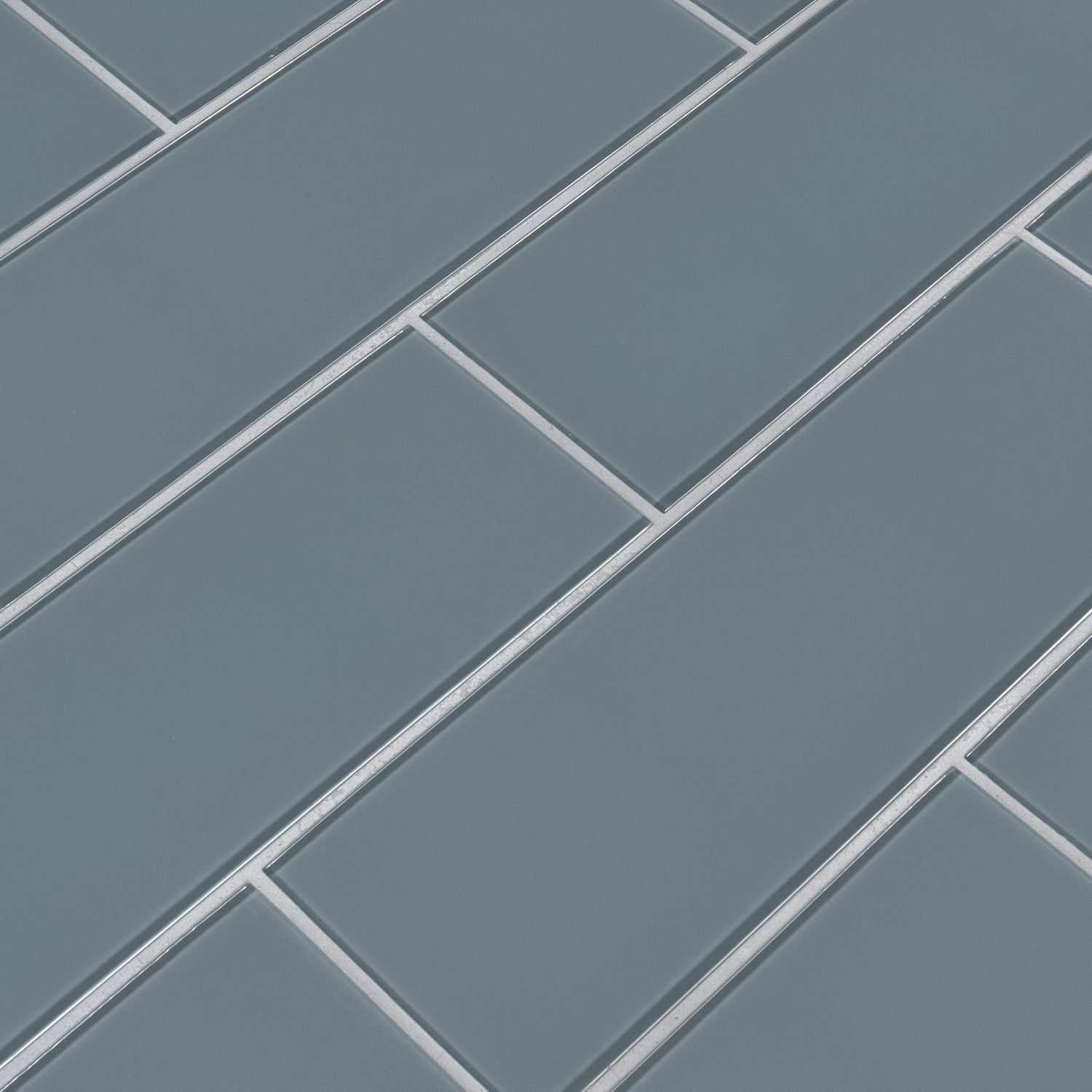 Harbor Gray Polished 4x12 Subway Tile, SMOT-GL-T-HAGR412, 8mm, 15pcs, 22.09 lbs, 4.95sf, Retail: 51.96, FINAL PRICE: $2.97/sf, $14.85/bx + Tax