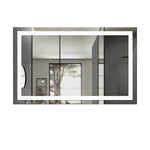 Aurora 48x30 Frameless LED Mirror With Defogger, MA024830TD
