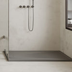 Acquabella Largo Slate 66x36 Shower Tray in Dark Grey 53030263 LASL6636MD Retail: $700.00, FINAL PRICE: $299.99 + TAX