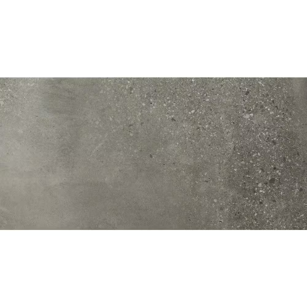 Abyss Coal 12x24 Matte Porcelain Concrete Look Floor and Wall Tile, NHDABYCOA1224, 14sf, 7 pcs, 9.9mm, 53 lbs, FINAL PRICE: $1.29/sf, $18.06/box + Tax