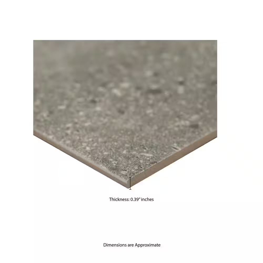 Abyss Coal 12x24 Matte Porcelain Concrete Look Floor and Wall Tile, NHDABYCOA1224, 14sf, 7 pcs, 9.9mm, 53 lbs, FINAL PRICE: $1.29/sf, $18.06/box + Tax