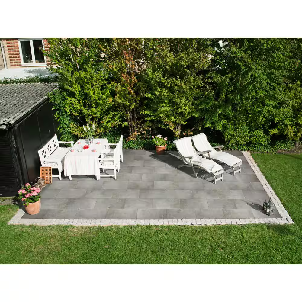 Abyss Coal 12x24 Matte Porcelain Concrete Look Floor and Wall Tile, NHDABYCOA1224, 14sf, 7 pcs, 9.9mm, 53 lbs, FINAL PRICE: $1.29/sf, $18.06/box + Tax