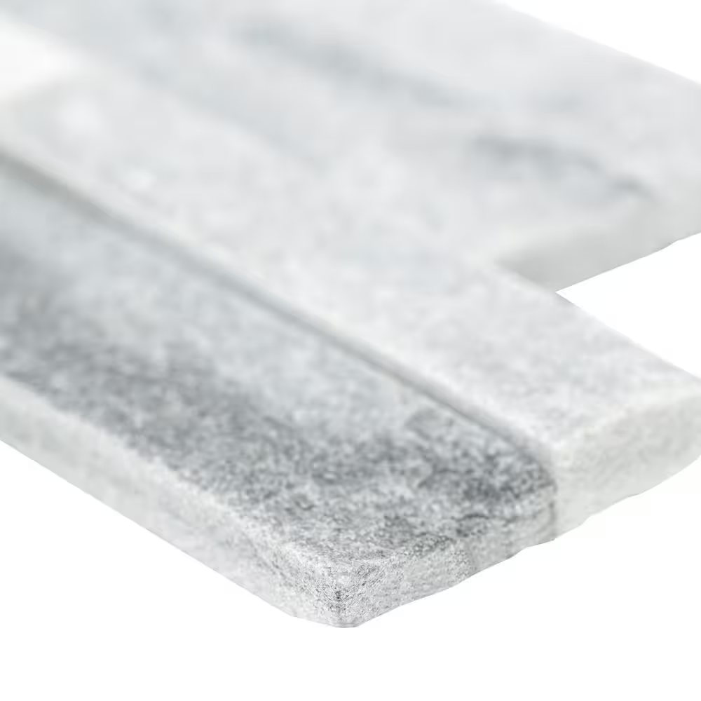 Alaska Gray Splitface 6x24 Ledger Marble Wall Panel, LPNLMALAGRY624, 12mm -18mm, 6pcs, 42.84 lbs, 6sf, FINAL PRICE: $2.50/pc, $2.50/sf, $15.00/bx + Tax