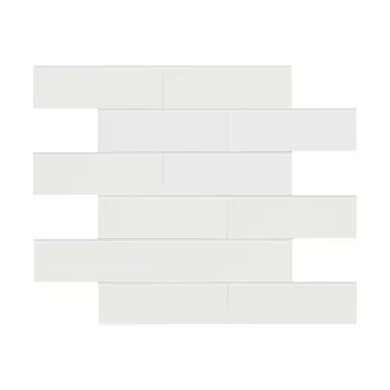 Alpine Ice Subway 12x12 Glass Peel and Stick Wall Mosaic, SMOT-PNS-ALPICE-4MM, 20sf, 20 pcs, 36 lbs, FINAL PRICE: $3.99/pc, $79.80/box + Tax