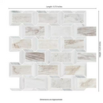 Angora Framework 12x12 Polished Mosaic, 10sf, 10 pcs, 45 lbs, FINAL PRICE: $6.99/pc, $69.90/box + Tax