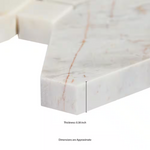 **PER PC** Angora Elongated Octagon 12x13 Polished Mosaic, SMOT-ANGORA-OCTELP, 10.1sf, 10 pcs, 35 lbs, FINAL PRICE: $11.99/pc, $119.90/box + Tax