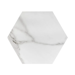 **PER BOX** Bella Tuscana Hexagon 10x11 Polished Porcelain Tile, SF220052, 8.736sf, 14pcs, 36 lbs, FINAL PRICE: $1.99/pc, $17.38/sf + Tax