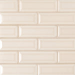 ** PER PCS ** Antique White Glossy 2x6 Bevel Ceramic Subway MSI - Slighty Off in Dimensions, SMOT-PT-AW-2X6B 10pc CLEARANCE: $1.99/pc,  Loc: MT1-B & MT3-B