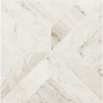 Arabescato Venato White Argyle 12x12 Honed Marble Mesh Mounted Mosaic, SMOT-ARAVEN-ARGH, 10sf, 10 pcs, 50 lbs, FINAL PRICE: $8.99/pc, $89.90/box + Tax
