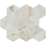 Arabescato Venato Hexagon 12x12 Marble Peel and Stick Mosaic, SMOT-PNS-ARAVEN4HEX-4MM, 16.2sf, 20 pcs, 50 lbs, FINAL PRICE: $6.49/pc, $129.80/box + Tax