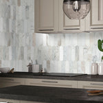 Arabescato Venato White Picket 12x12 Mosaic, Retail: $24.50/pc, 9.8 sf/bx, 10 pcs/bx, 50 lbs/bx,  FINAL PRICE: $12.99/pc, $129.90/ Box + TAX